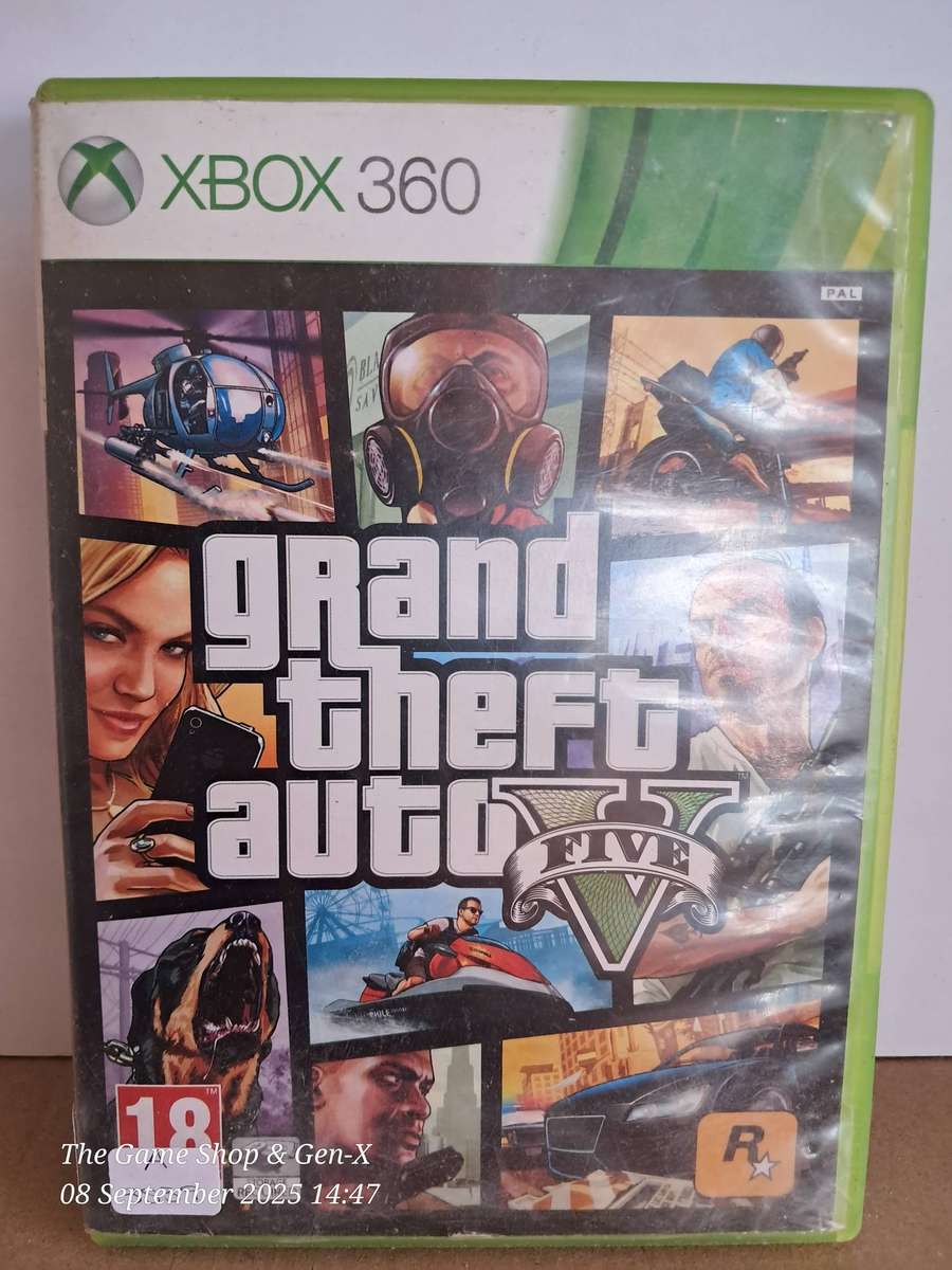 XBOX 360 GRAND THEFT AUTO 5 - CIB