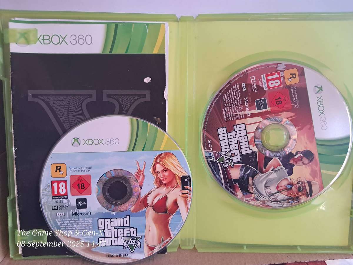 XBOX 360 GRAND THEFT AUTO 5 - CIB