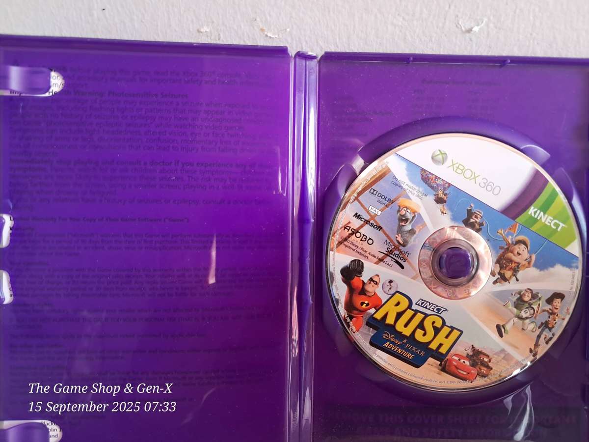 XBOX 360 KINECT RUSH - NO MANUAL