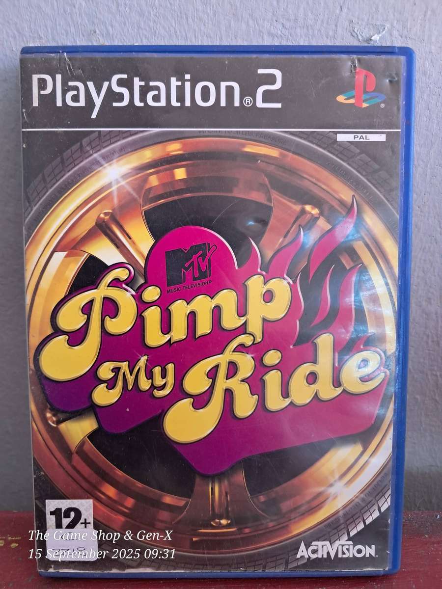 PS2 PIMP MY RIDE + MANUAL