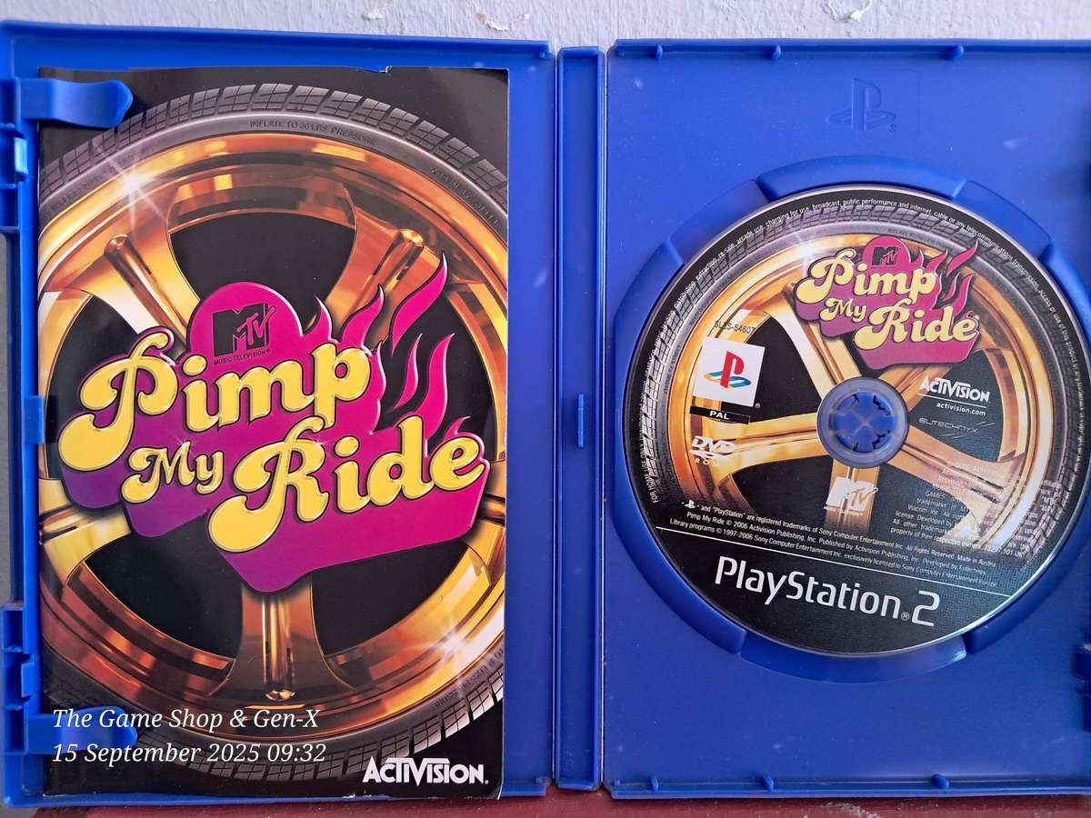 PS2 PIMP MY RIDE + MANUAL