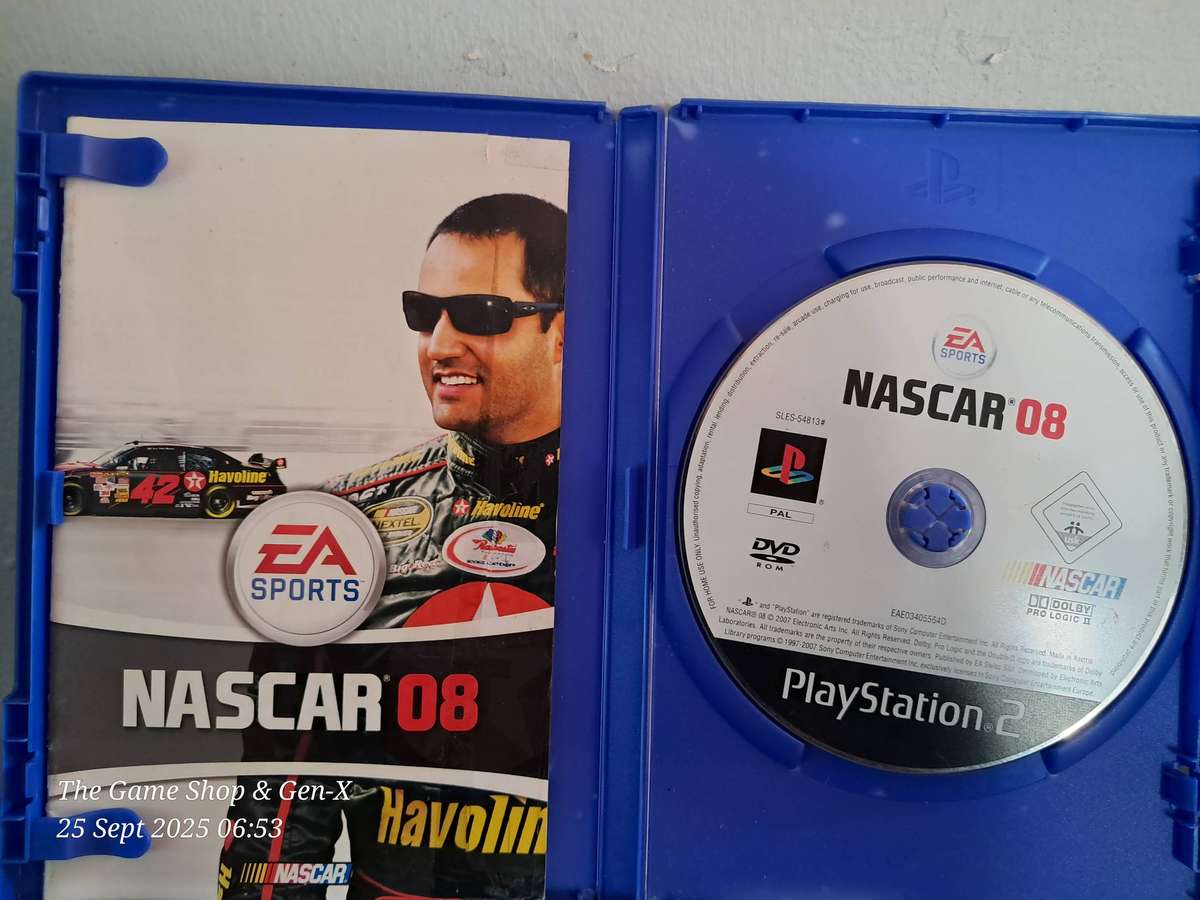 PS2 NASCAR 08 + MANUAL