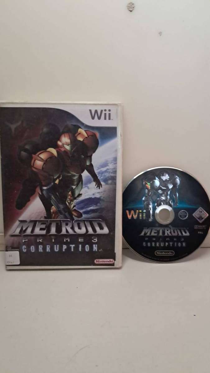 WII : METROID PRIME CORRUPTION (RE-PRINTED ARTWORK)