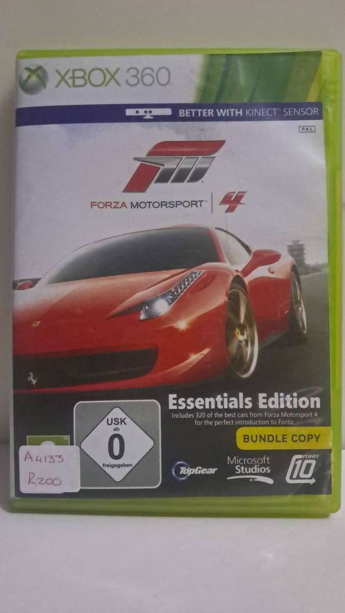 XBOX 360 FORZA MOTORSPORT 4 [COMPLETE] (RE-PRINTED ARTWORK)
