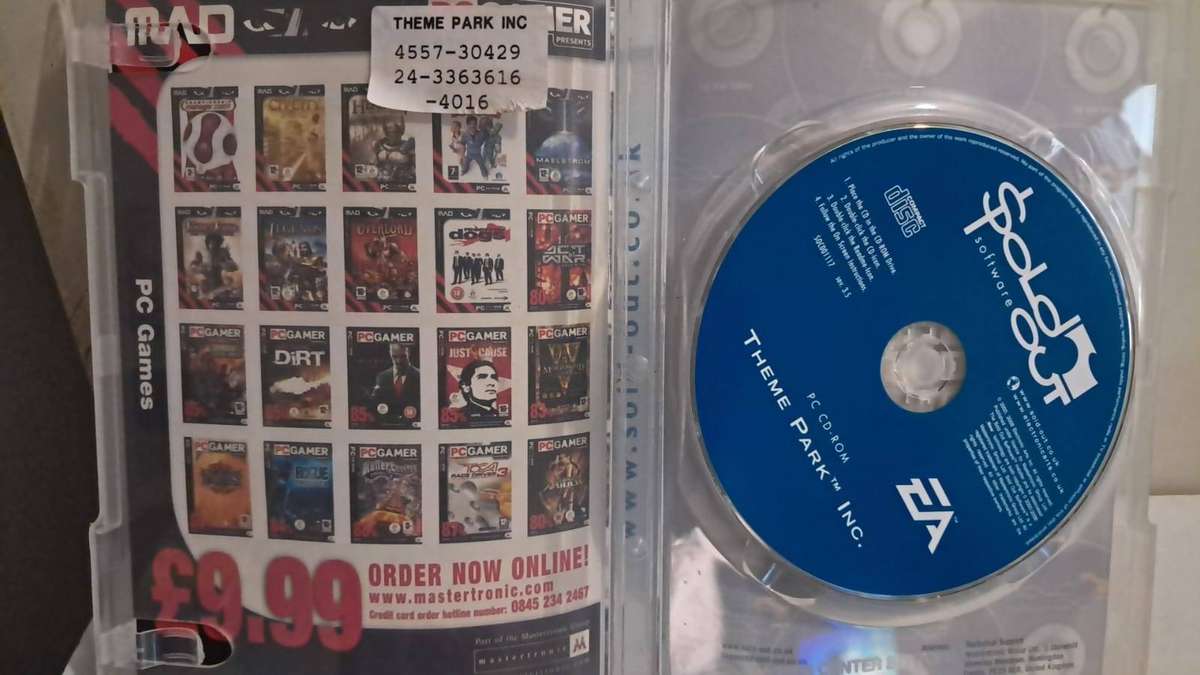 PC - THEME PARK INC [WINDOWS 2000 COMPATIBLITY]