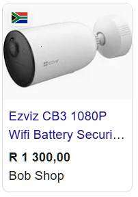 Ezviz CB3 Smart WiFI Solar Security Camara