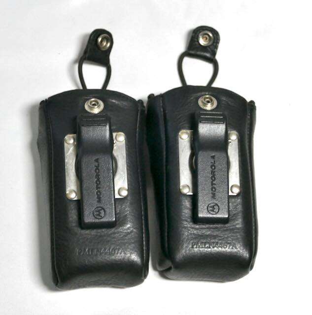 Two professional-grade Motorola P020 walkie talkies - in prime condition