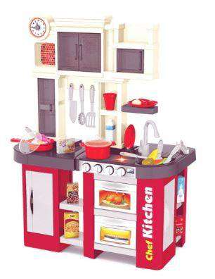 Greenbean Talented Chef Red Kitchen with Light, Sound & Running Water Effects - Showroom CLR