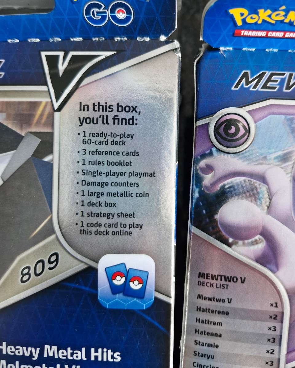 GENUINE POKEMON CARDS - AS NEW STILL IN THEIR ORIGINAL CONTAINERS