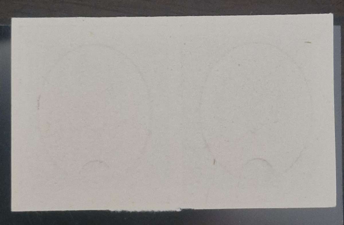 1924 PROOF SOUTH AFRICAN PAIR OF IMPERFORATE VAN RIEBEECK SHIP 1D STAMPS