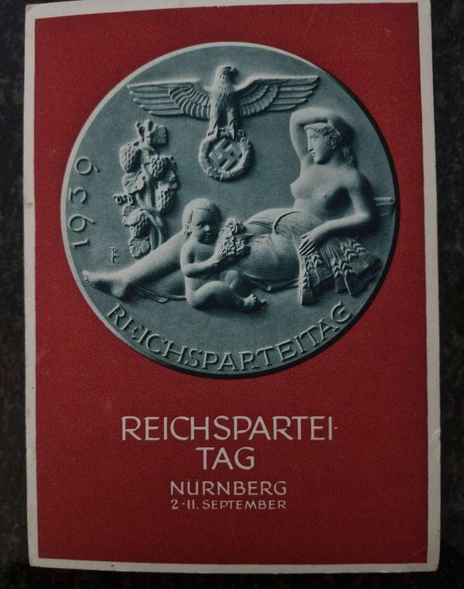 Nazi Nuremberg Rally of Peace 2-11 Sept 1939 Commemorative Postcard - Relisted due to non-payment