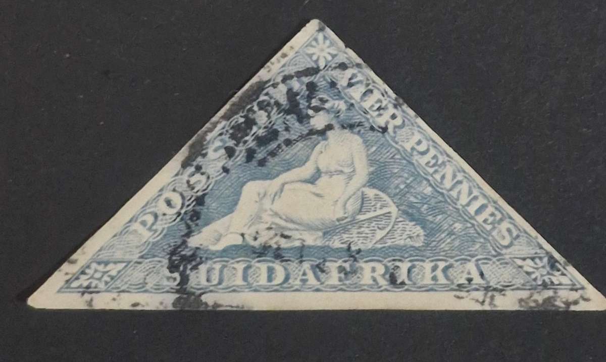 UNION OF SOUTH AFRICA 1926-1927 VIER PENNIES IMPERFORATE STAMP - NICE BORDERS