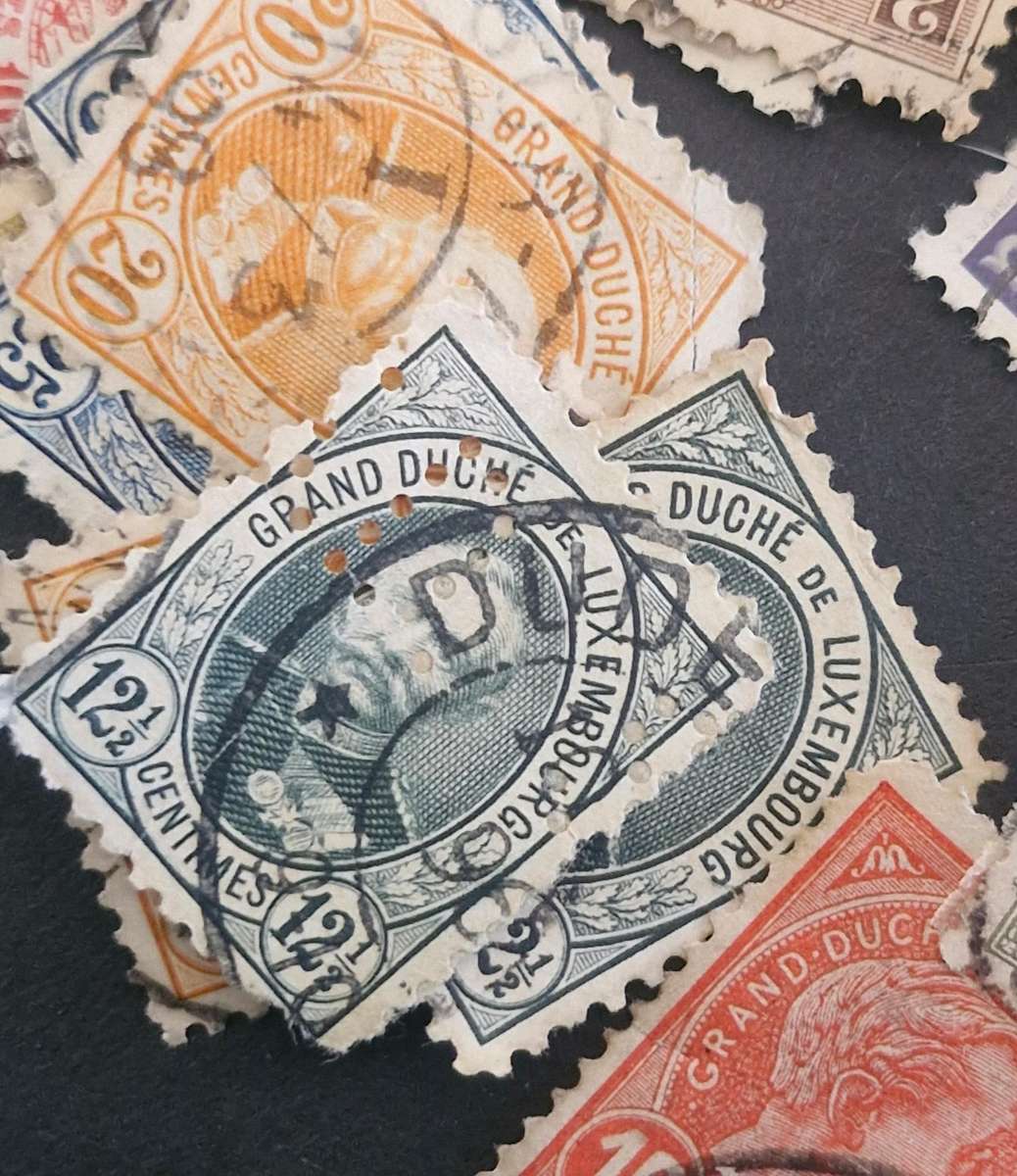 Selection of Luxenbourg stamps from 1876 to 1985