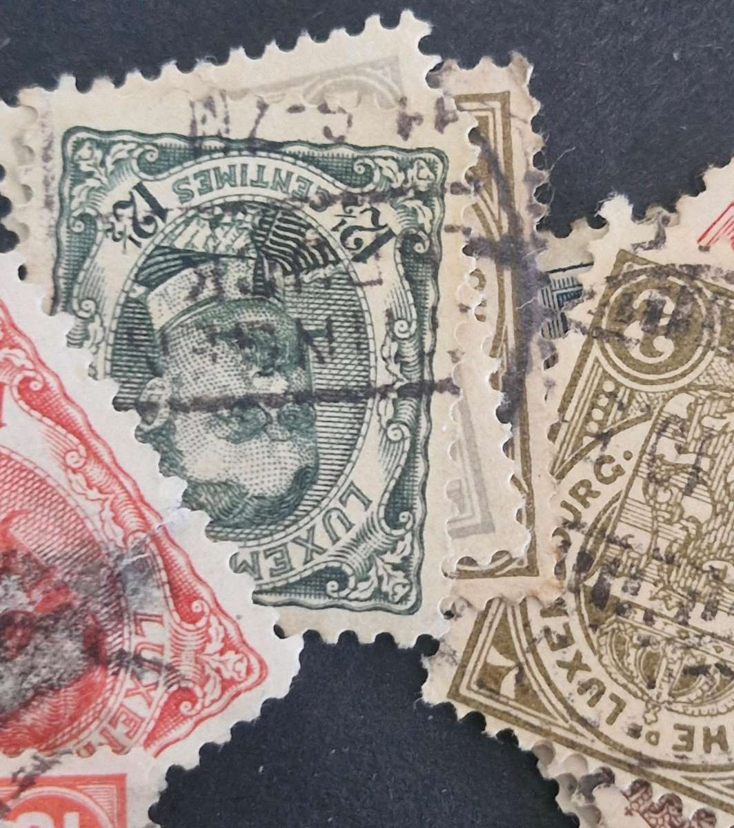 Selection of Luxenbourg stamps from 1876 to 1985