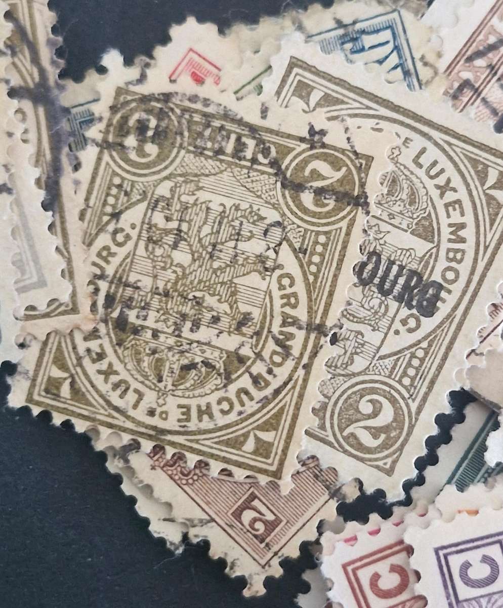 Selection of Luxenbourg stamps from 1876 to 1985