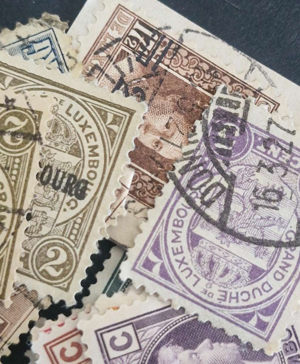 Selection of Luxenbourg stamps from 1876 to 1985