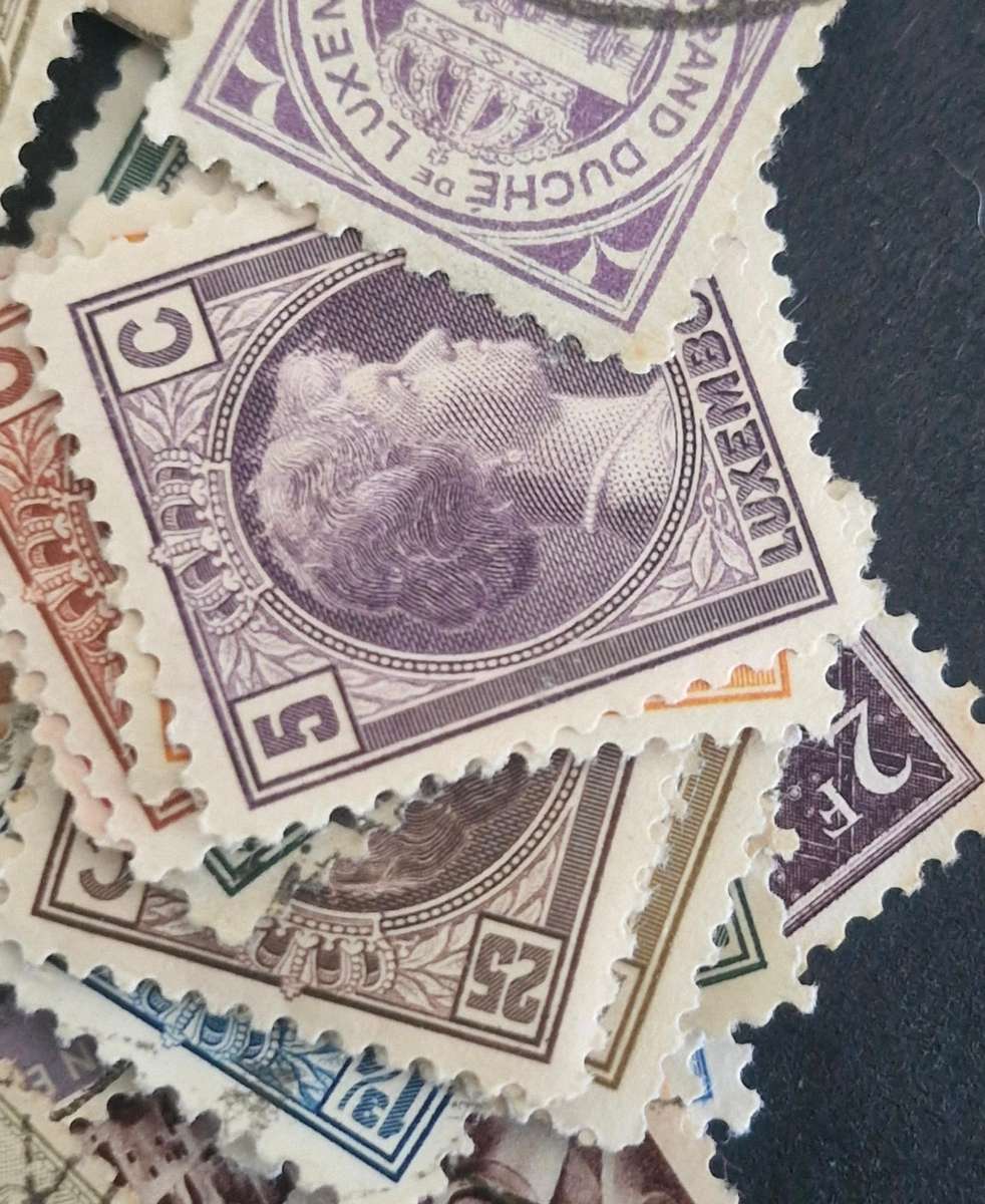 Selection of Luxenbourg stamps from 1876 to 1985