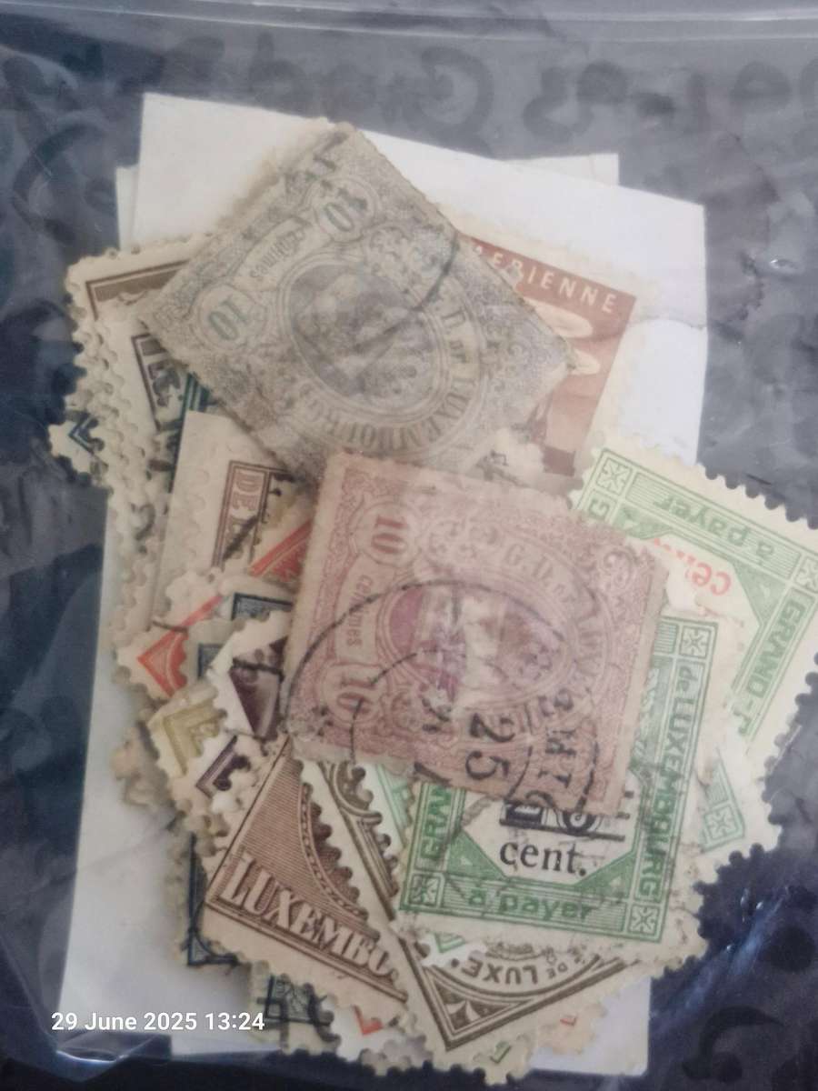 Selection of Luxenbourg stamps from 1876 to 1985