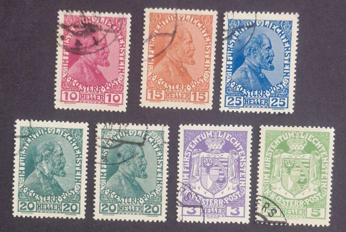 Lovely selection of Liechtenstein stamps from 1912 onwards - mostly mint with some used.