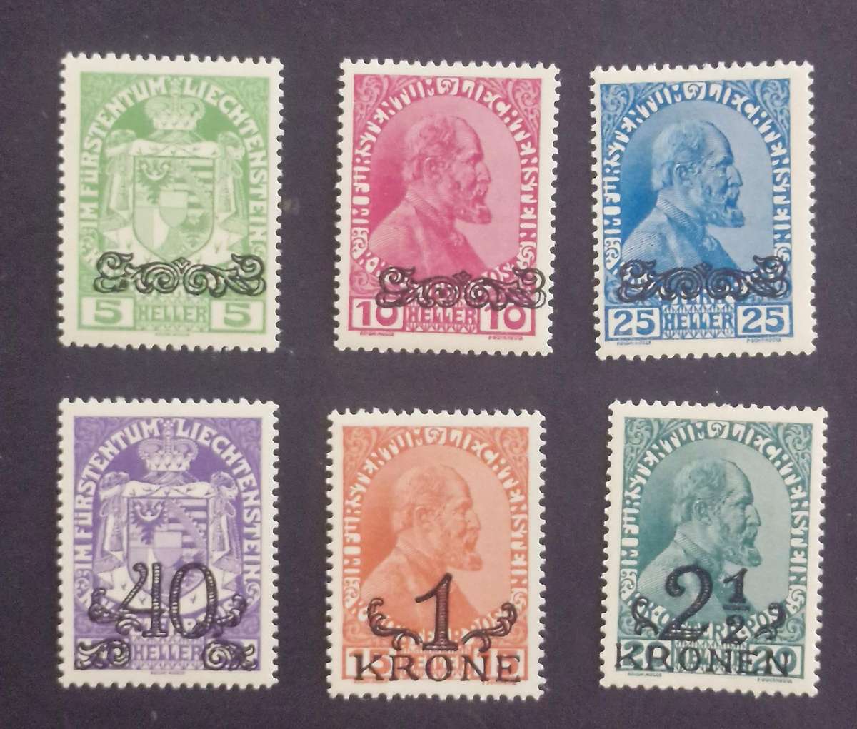 Lovely selection of Liechtenstein stamps from 1912 onwards - mostly mint with some used.