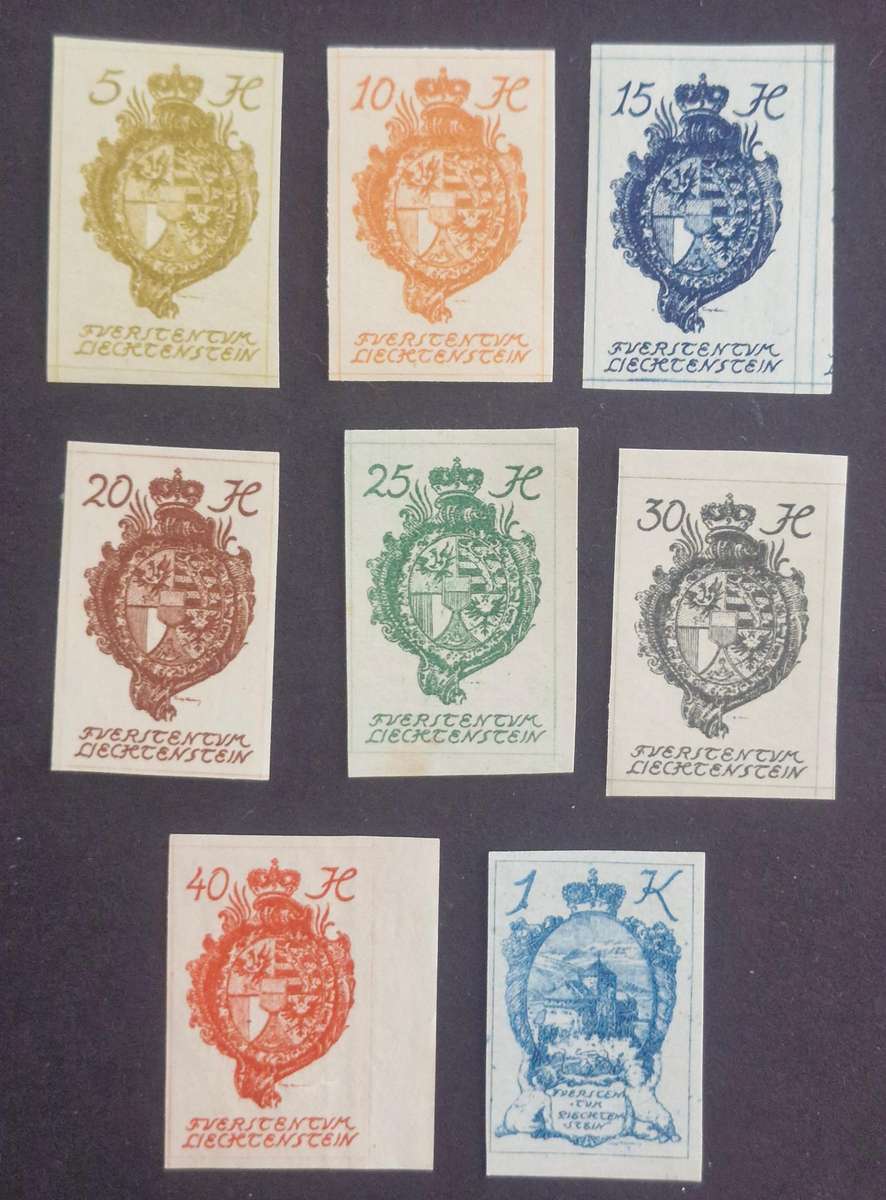 Lovely selection of Liechtenstein stamps from 1912 onwards - mostly mint with some used.
