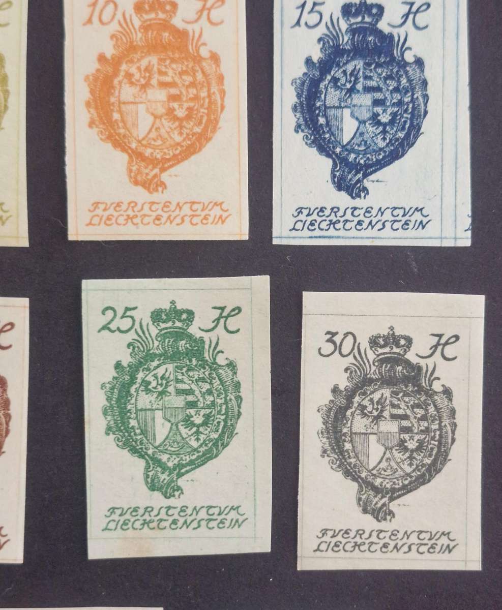Lovely selection of Liechtenstein stamps from 1912 onwards - mostly mint with some used.