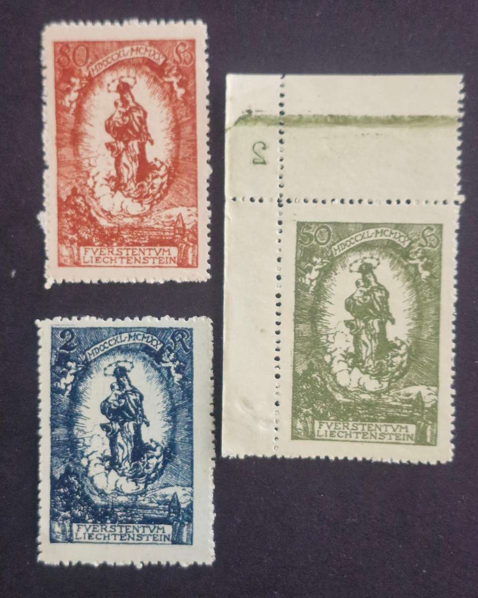 Lovely selection of Liechtenstein stamps from 1912 onwards - mostly mint with some used.