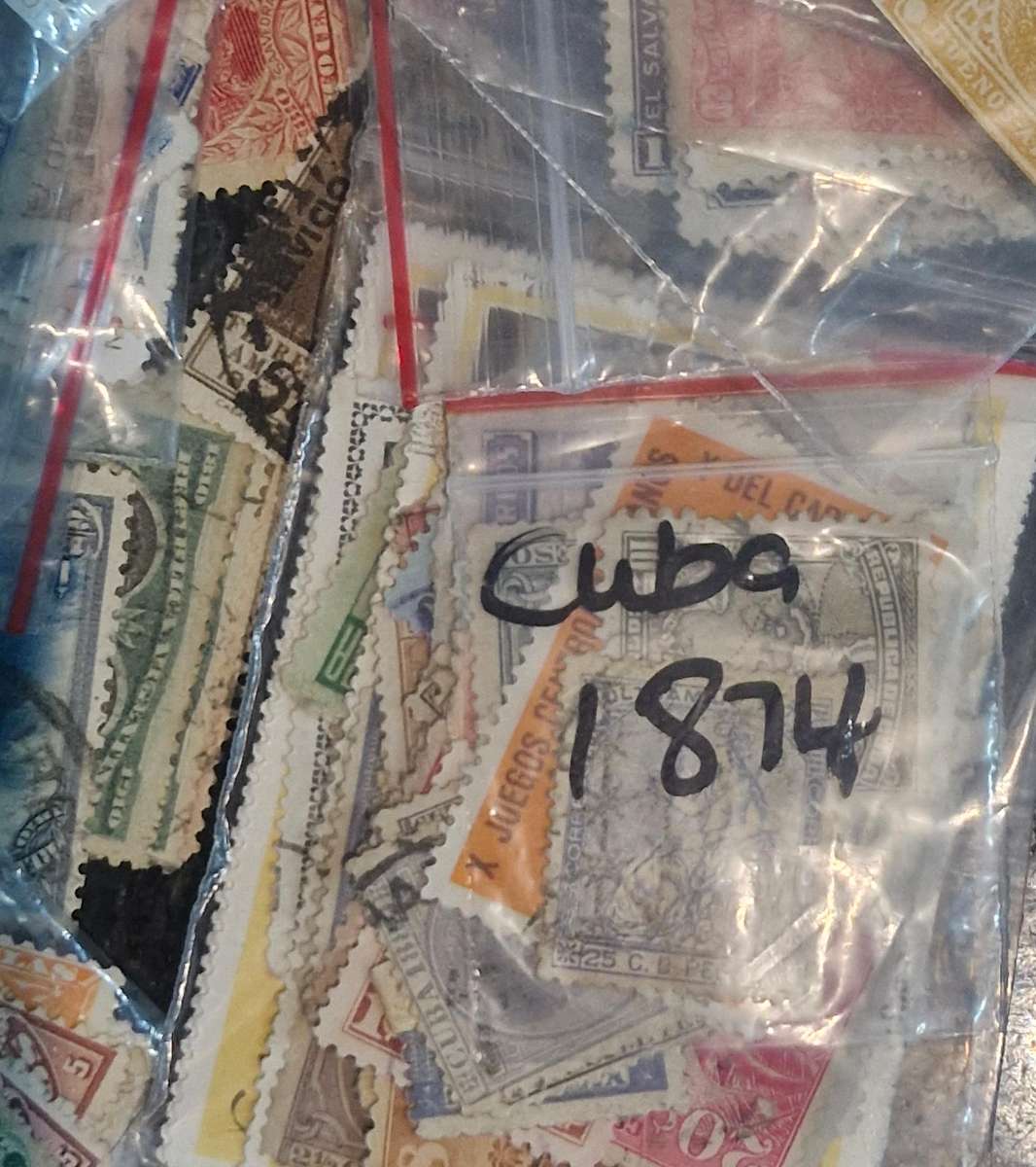 Lucky packet of Semi sorted South American stamps - 1800s to more recent