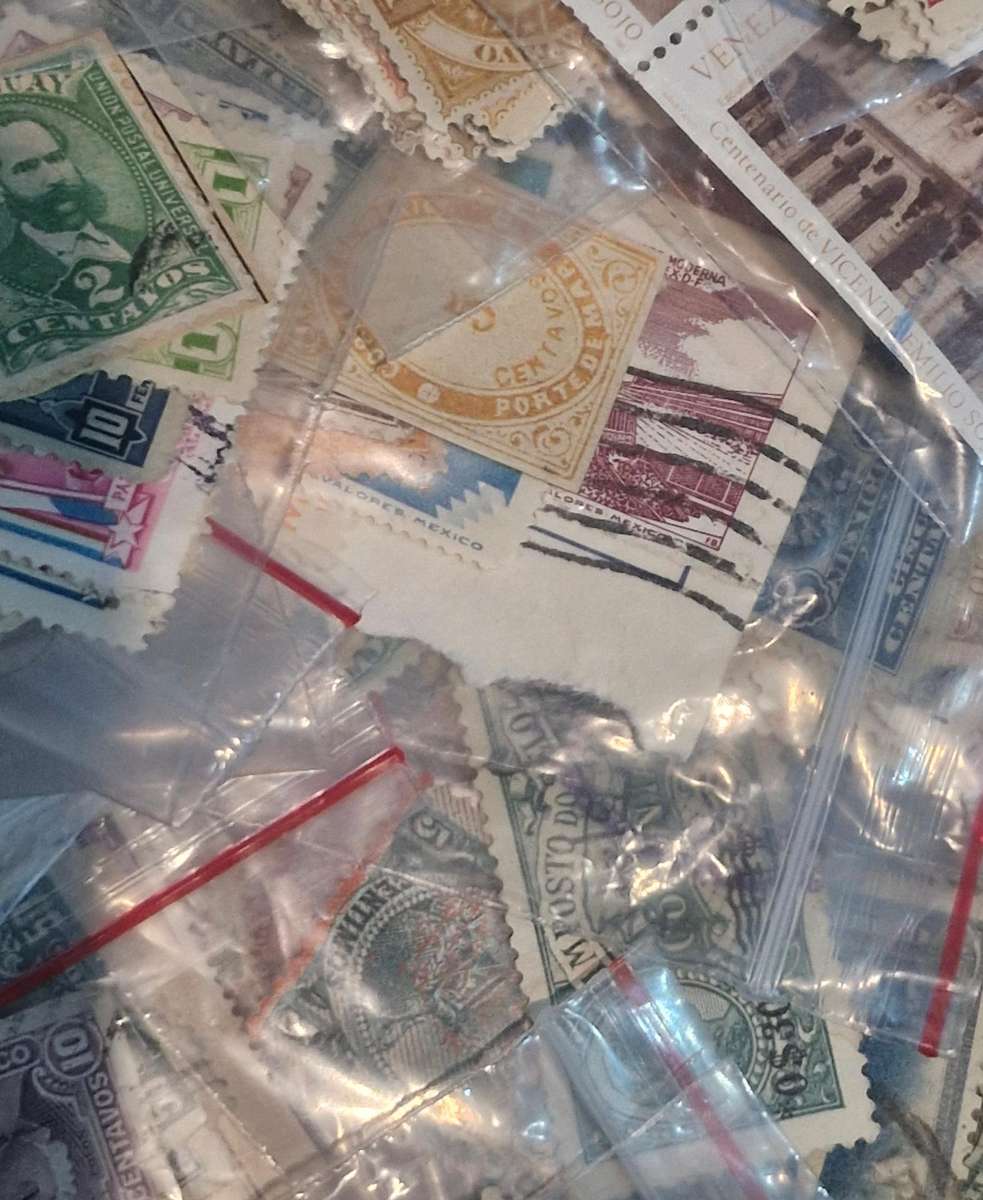 Lucky packet of Semi sorted South American stamps - 1800s to more recent