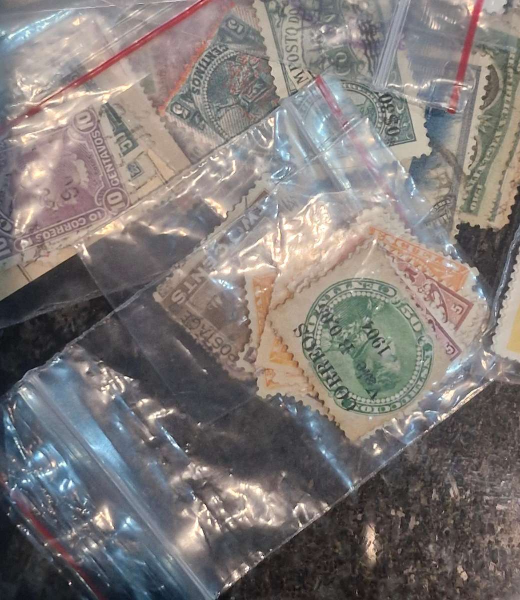 Lucky packet of Semi sorted South American stamps - 1800s to more recent