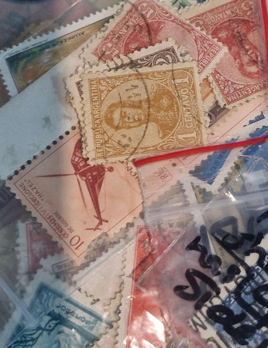 Lucky packet of Semi sorted South American stamps - 1800s to more recent