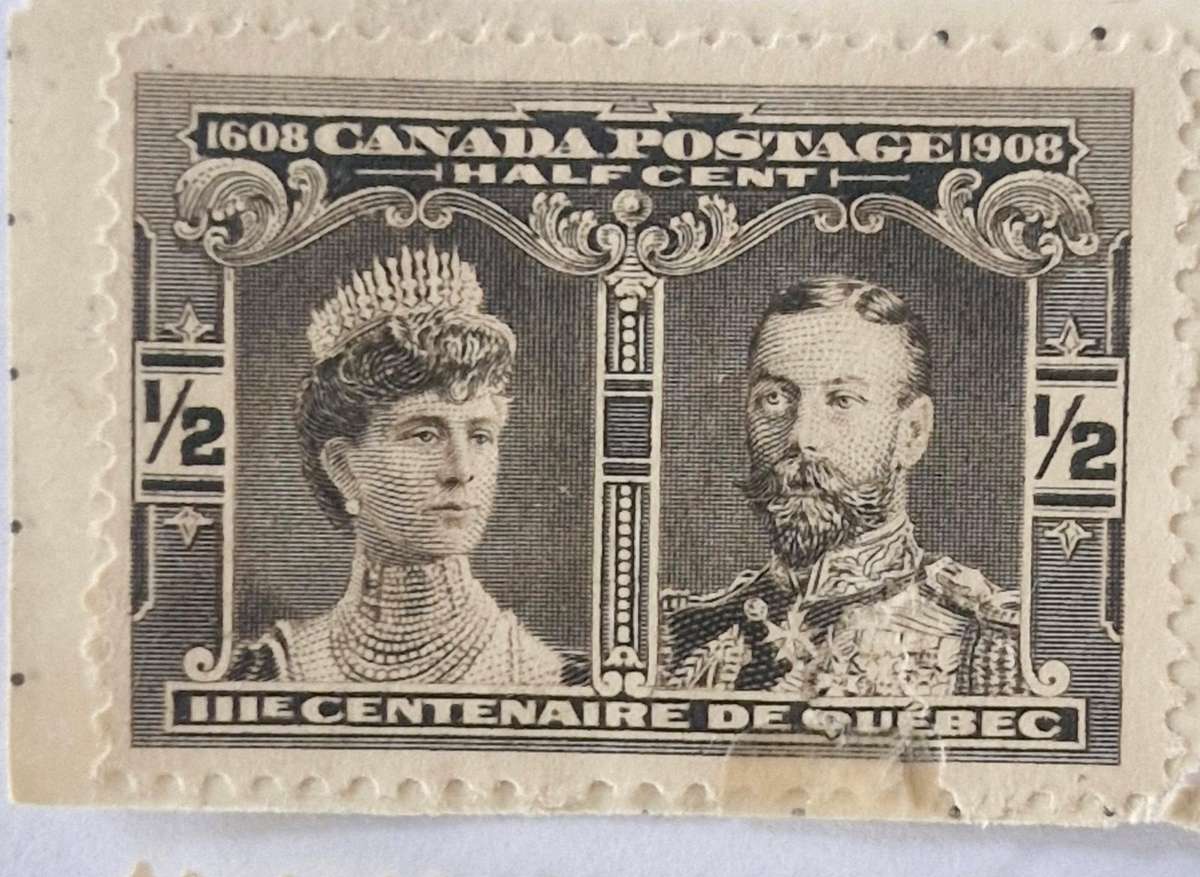Selection of 4 x 1908 Canada stamps