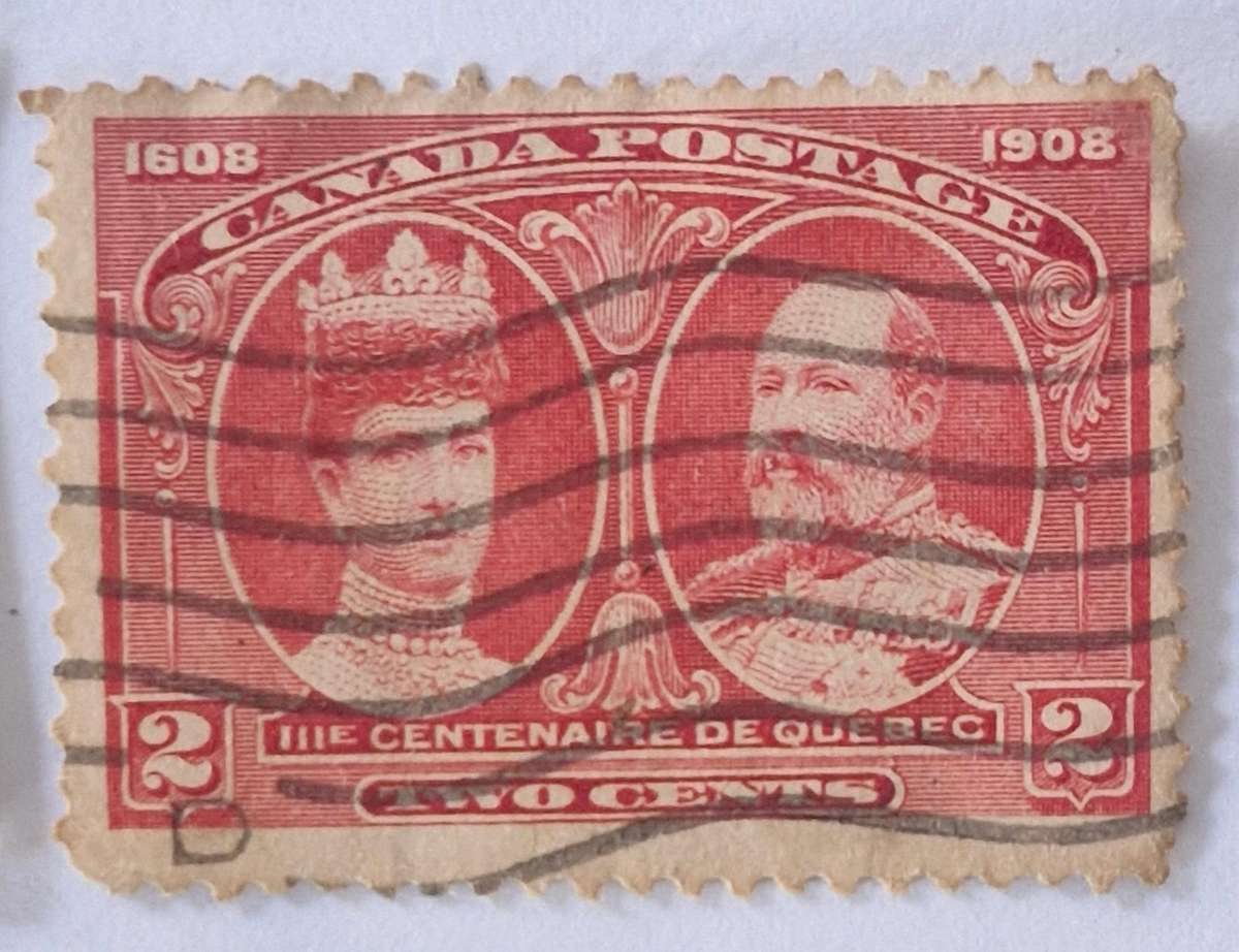 Selection of 4 x 1908 Canada stamps