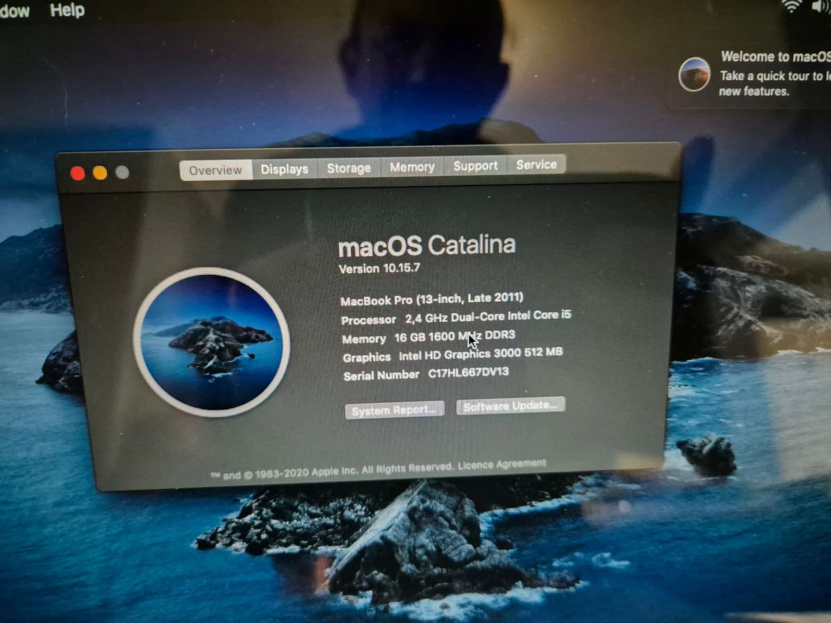 **** APPLE MACBOOK PRO 13"  i5 with 250GB SSD  *** A1278 2011