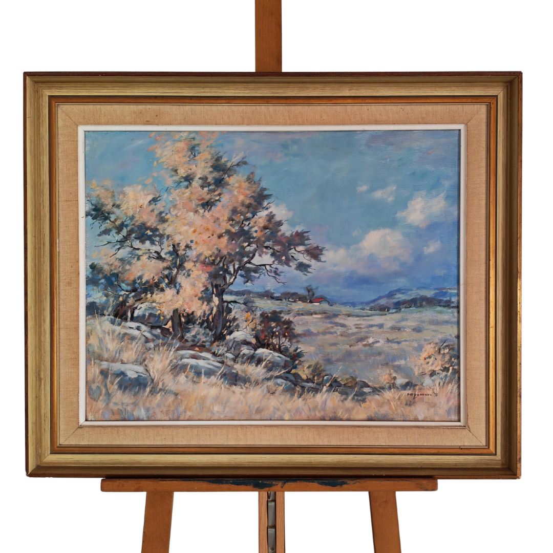 Piet vd Merwe (SA) Bushveld Oil on canvas