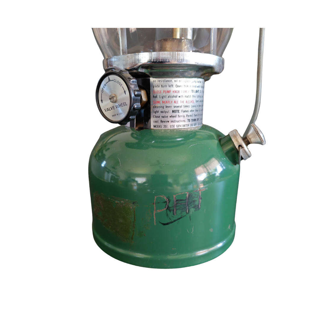 Coleman 200A Lantern Nov 1980 Untested Vintage USA Camping Lamp