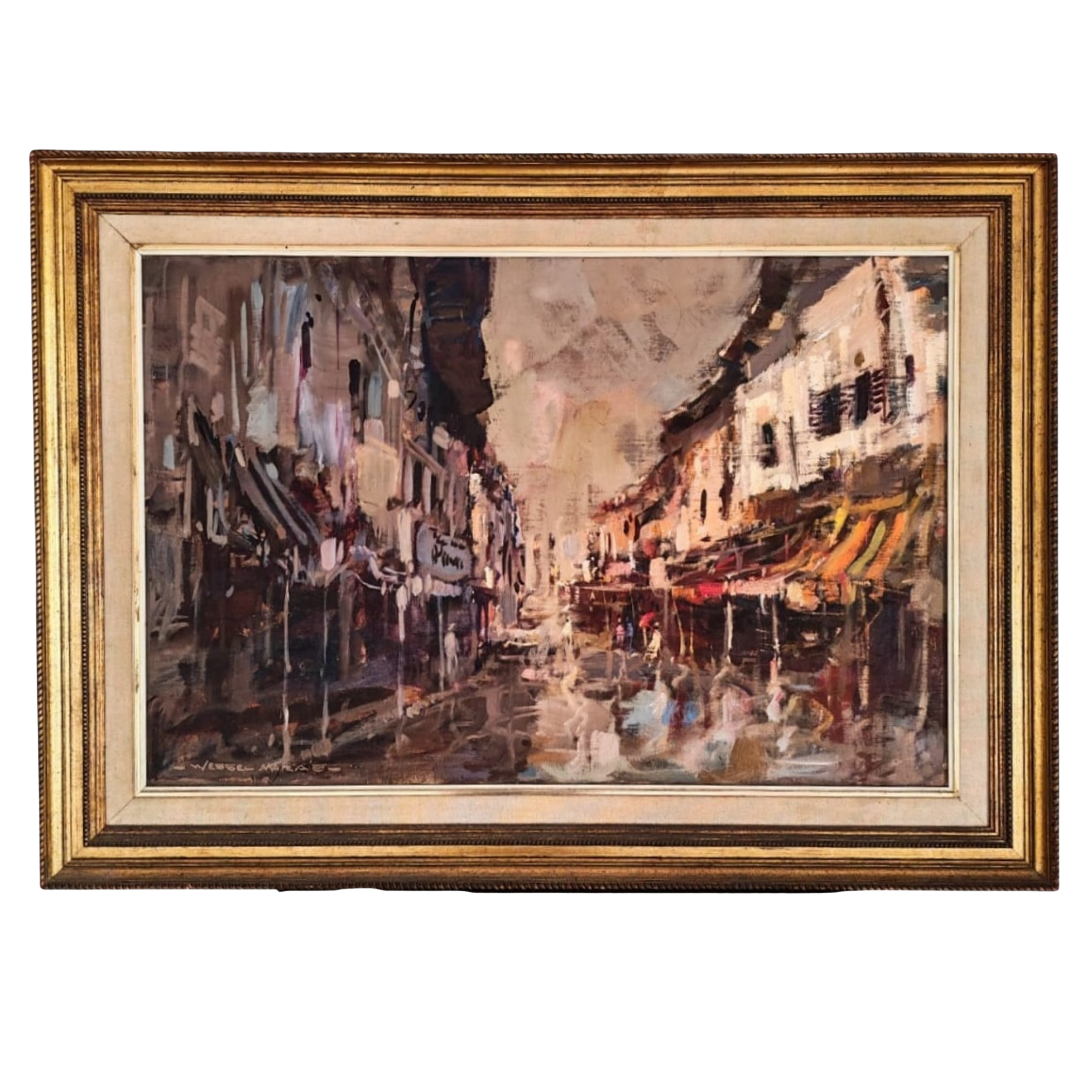 Wessel Marais (SA 1935-2009) District 6 Oil on board
