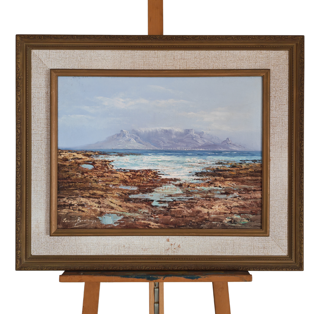 Johan Bonthuys (SA 20th C) Table mountain Oil on canvas