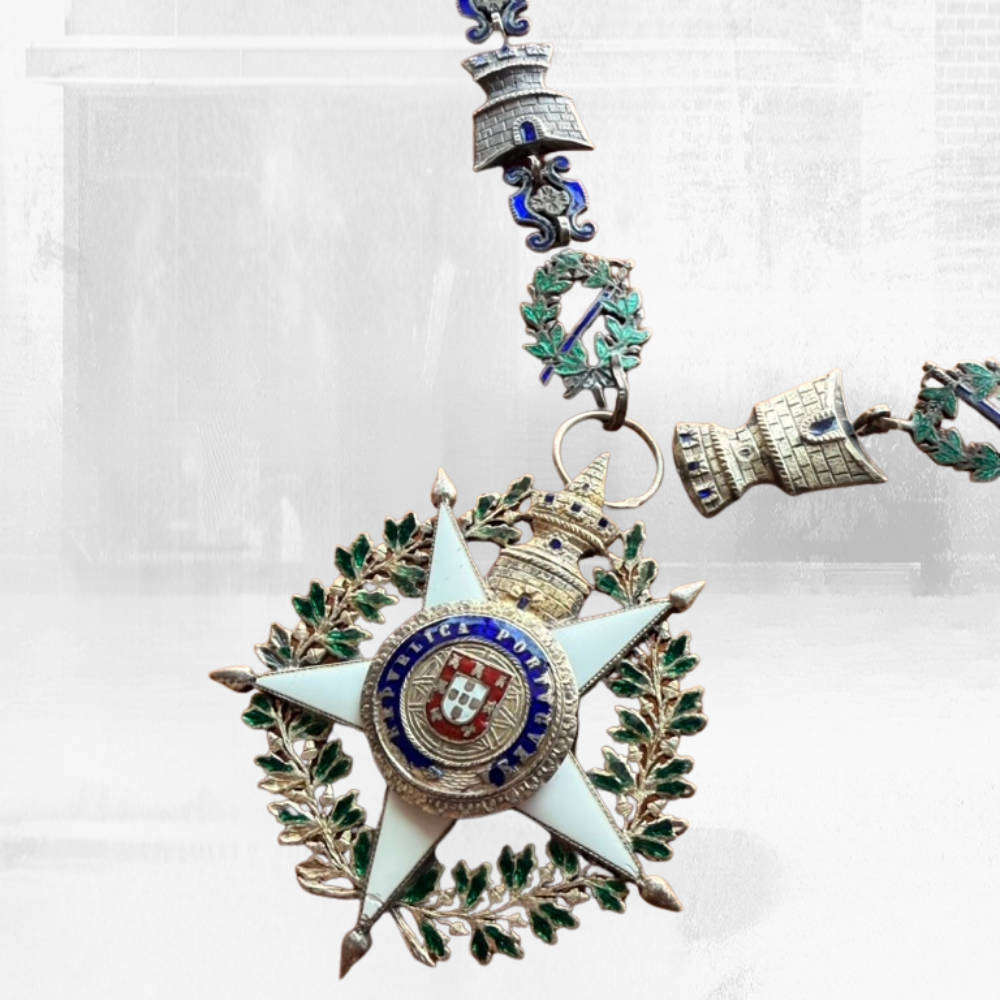 Portuguese Grand Cross Silver Order Tower Sword Dorslandtrekkers Angola