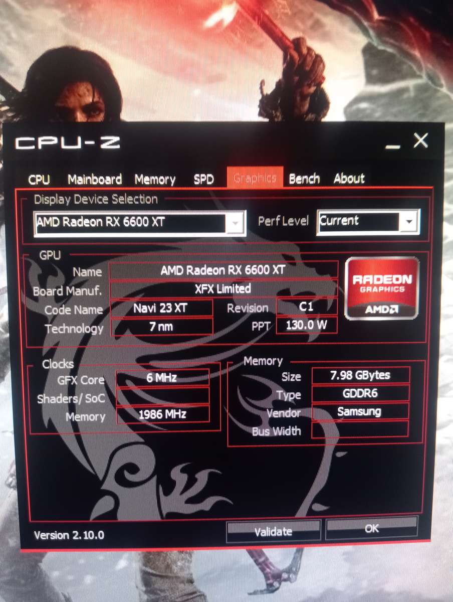 XFX AMD RADEON RX 6600 XT