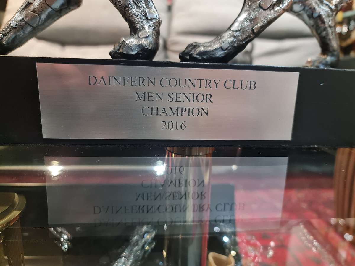 Silver Stalking Leopards  on Wooden Base