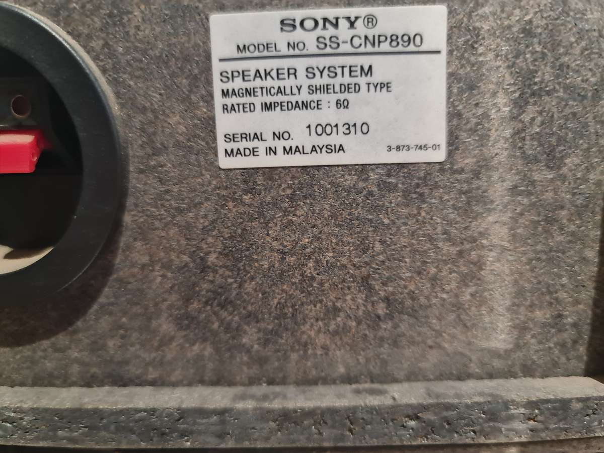 Sony 5.0 Speaker System