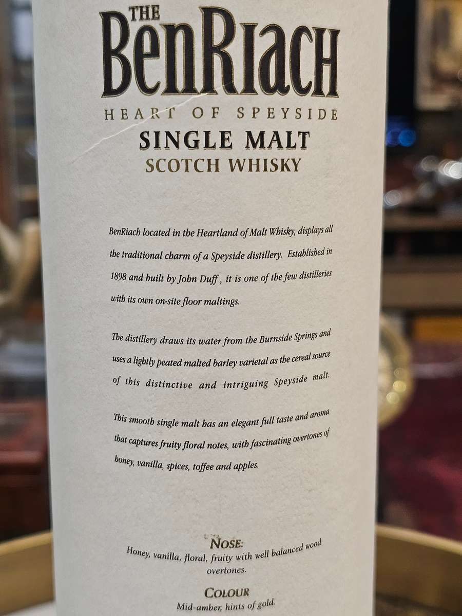 Benriach 16 Year Old Single Malt Whisky