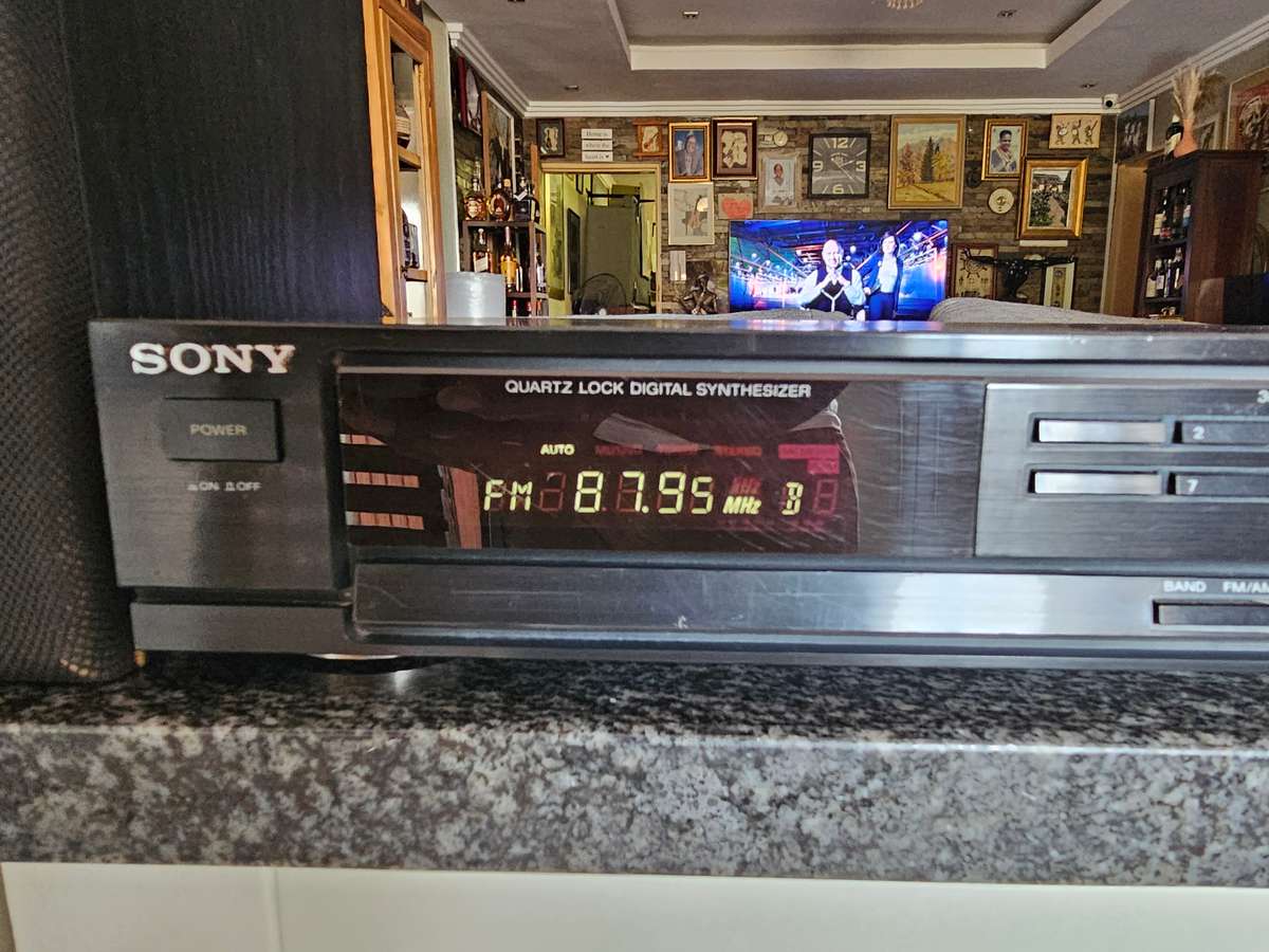 Vintage Sony 1990s St-jx401 Digital Am FM Stereo Tuner