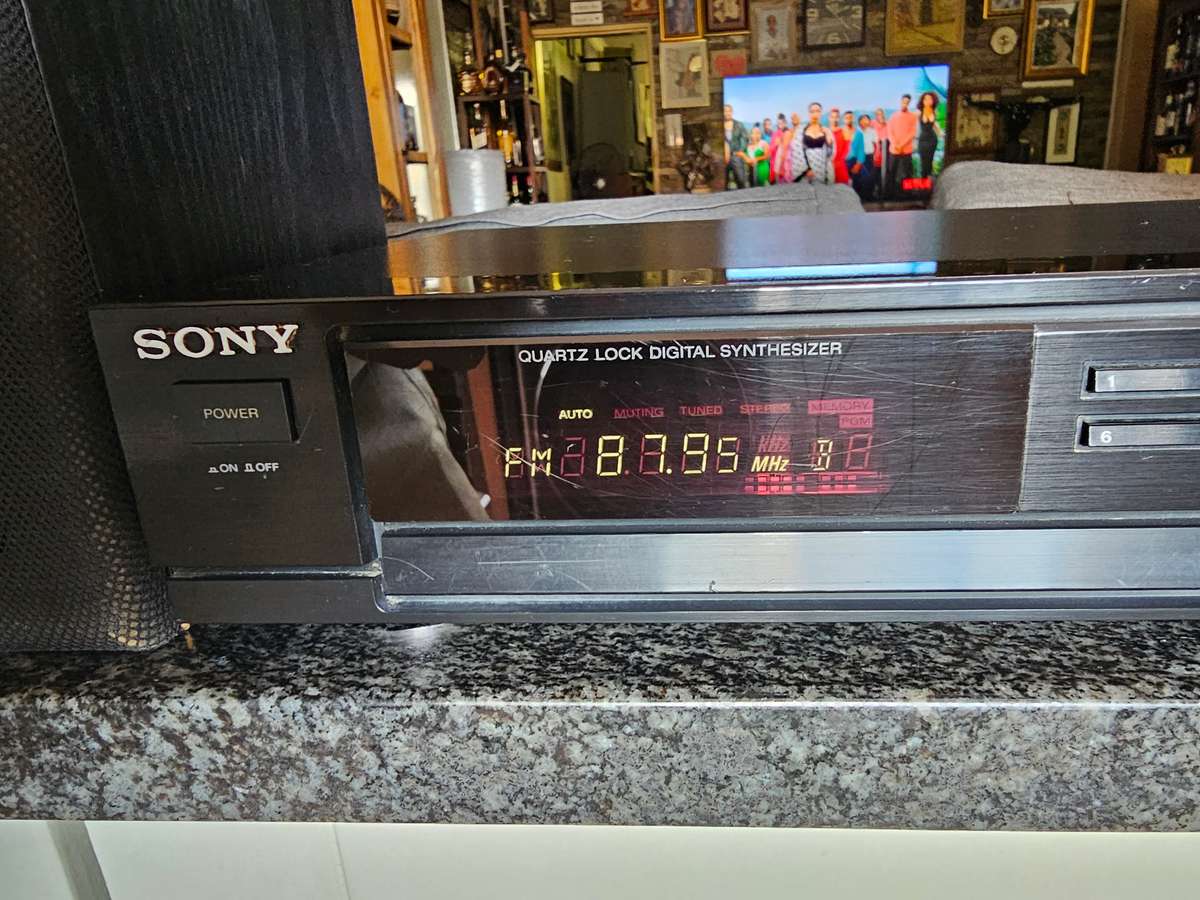 Vintage Sony 1990s St-jx401 Digital Am FM Stereo Tuner