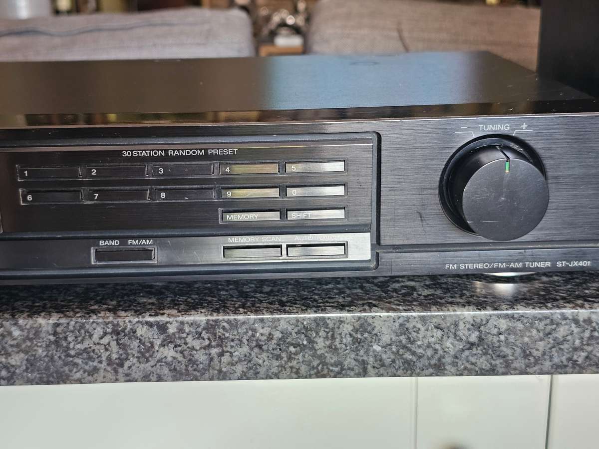 Vintage Sony 1990s St-jx401 Digital Am FM Stereo Tuner