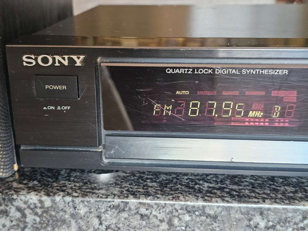 Vintage Sony 1990s St-jx401 Digital Am FM Stereo Tuner