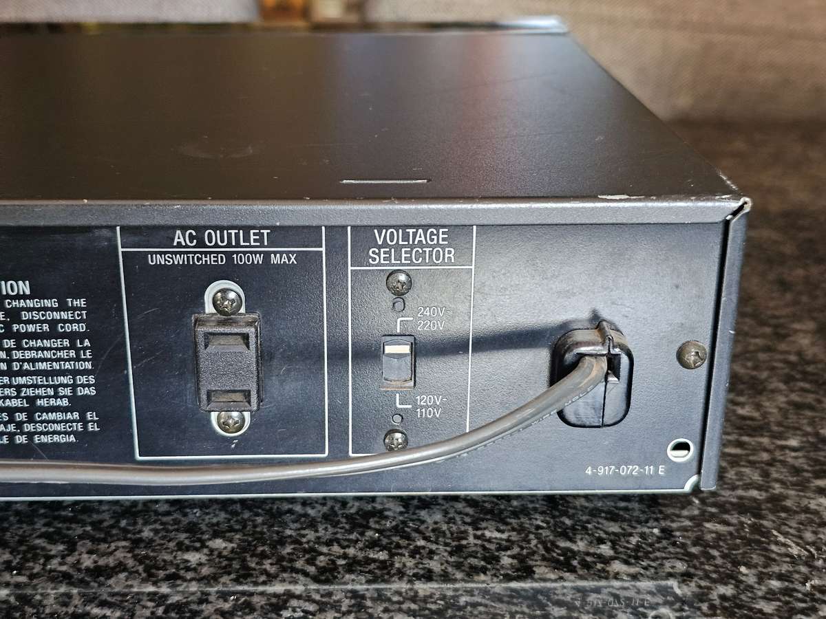 Vintage Sony 1990s St-jx401 Digital Am FM Stereo Tuner