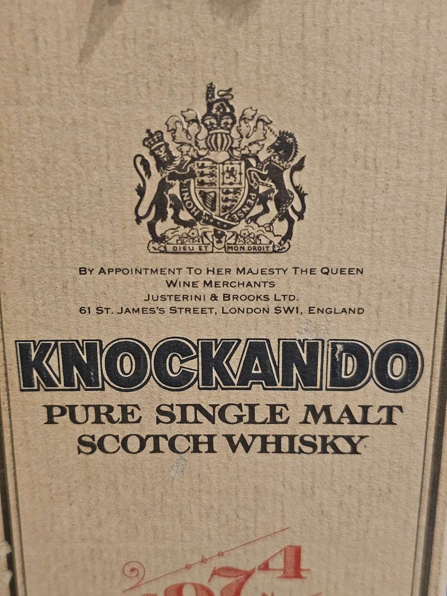 Knockando 1974 (bottled 1986) Whisky