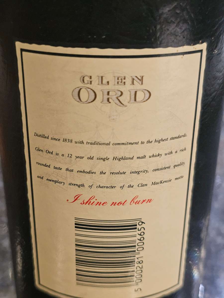 Glen Ord 12 Years Single Malt (1980s) Whisky
